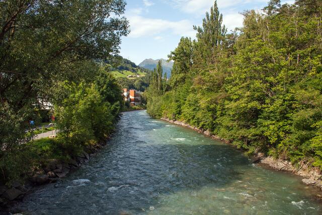 IMG_3745 natürlicher Wildfluss Sanna in Landeck kurz vor Einmündung in den degradierten Inn  | Foto: © by Ing. Günter Kramarcsik