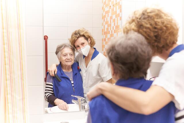 Trotz aller Sicherheitsvorkehrungen wird Heimalltag in der Diakonie Südburgenland gelebt.  | Foto: Diakonie