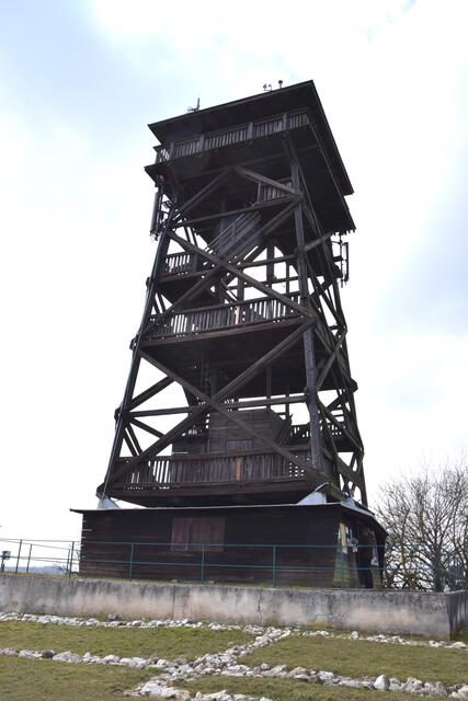 Hoch hinauf: Aussichtswarte am Oberleiser Berg. | Foto: Sandra Schütz