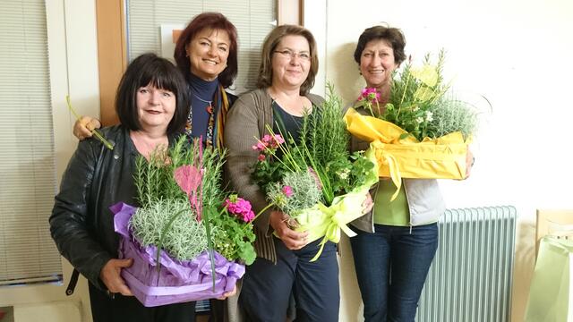 Pauline Waldl, Waltraud Bina, Dorothee Hülser und Renate Dielacher 
(Das Foto wurde vor Corona aufgenommen) | Foto: Privat