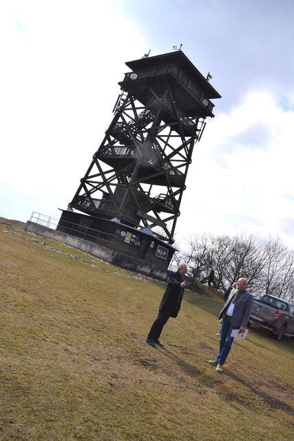 Aussichtswarte am Oberleiser Berg. | Foto: Sandra Schütz