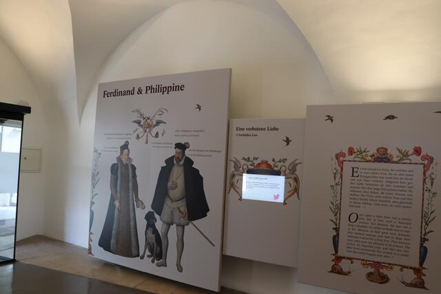 So sieht der erste Teil der Ausstellung aus.