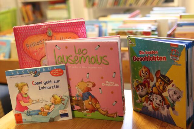 Für Kinds im Kindergartenalter sind die Alltagsgeschichten von Leo Lausemaus und Conny der absolute Hit. Ein Dauerbrenner sind auch Prinzessinnen-Bücher. Aktuell der Renner sind die Geschichten von Sky, Rocky, Chase und den restlichen Fellfreunden der Paw Patrol. | Foto: Höllbacher