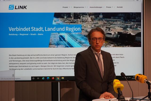 Salzburg AG-Vorstand Leonhard Schitter und GF Stefan Knittel