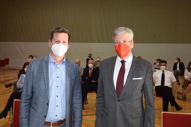 Landesrat Daniel Fellner und Landeshauptmann Peter Kaiser (SPÖ)
