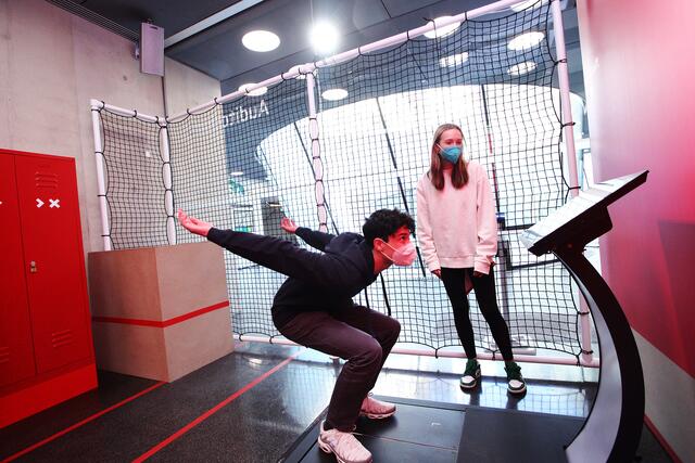 Eine der Mitmachstationen im BesucherInnenzentrum des CoSA. | Foto: Universalmuseum Joanneum/J.J. Kucek