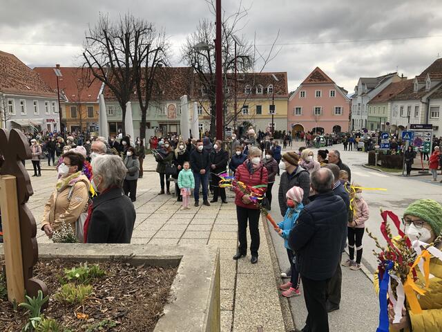 Die Abstandsregeln wurden in Weiz bestens eingehalten.