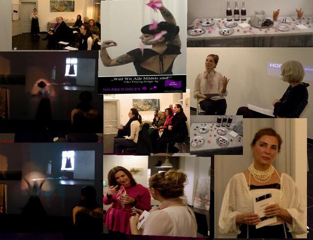 Rosa ...  Multimedia Art performance
ACD-Agency for Cultural Diplomacy
Tatjana Christelbauer
Elke Freytag
Una-Srna Sehic
NO prejudices. Standpunlte und Punkte ...   | Foto: Tatjana Christelbauer