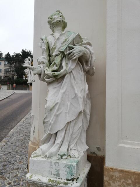 Der Heilige Petrus in der Eyblergasse 1 in Döbling. | Foto: Rosemarie