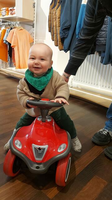 Der kleine Raser.