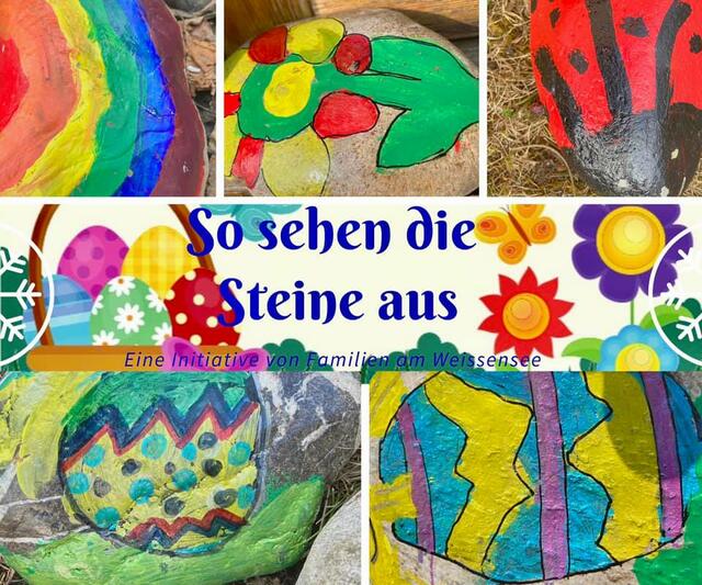 In Weissensee läuft eine Oster Steine Suche.  | Foto: Facebook