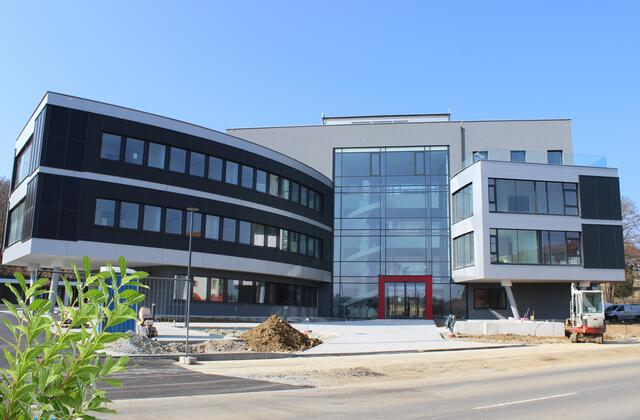 Endspurt - Die Arbeiten gehen in die Endrunde. Ab 6. April 2021 ist die  Oberwarter Siedlungsgenossenschaft in der Dornburggasse zu Hause. | Foto: OSG