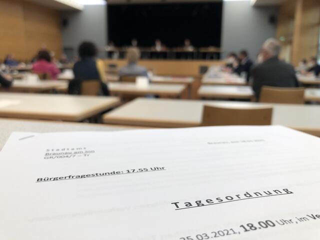 Gemeinderatssitzung vom 25. März 2021.  | Foto: Höllbacher