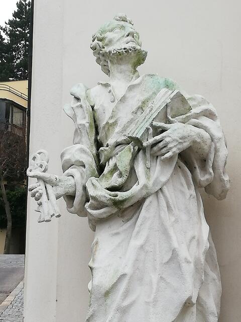 Der Heilige Petrus in der Eyblergasse 1 in Döbling. | Foto: Rosemarie