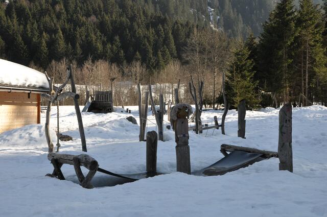 Jetzt ist leider noch alles verschneit – sobald der Schnee geschmolzen ist, wird es hier wieder zur Sache gehen. | Foto: Kapferer