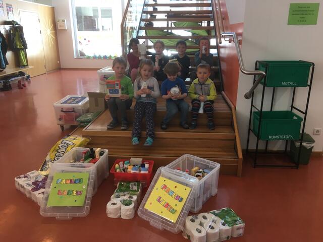 Die Kinder waren mit Begeisterung bei der Sache.