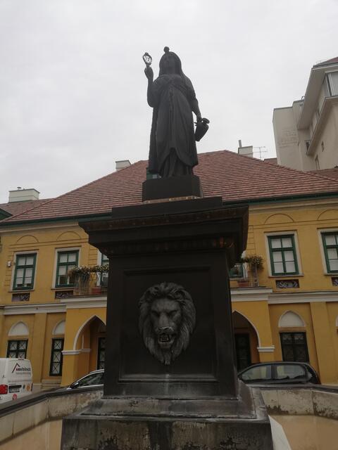 Der Isis Brunnen am Albertplatz 8 in der Josefstadt. | Foto: Rosemarie