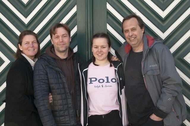 Claudia Maly-Schaber, Linus Schaber, Tochter Anna, Tommy Hojsa (v.l.). | Foto: Wolfgang Unger