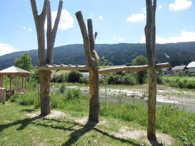 Bei der Muraufweitung in Unternberg-Ort.