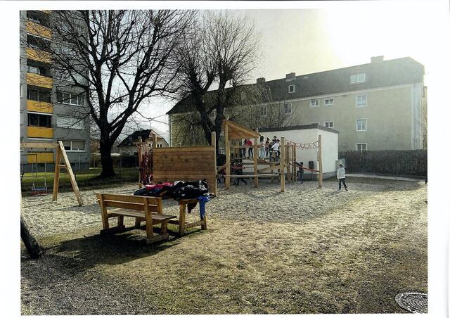 Spielplatz Winklerstraße Hallein.