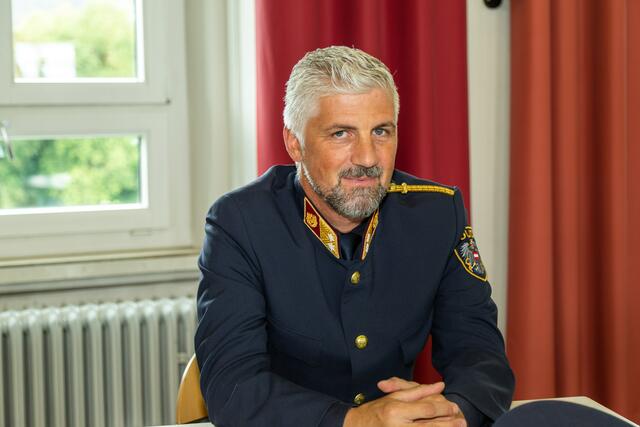 Bezirkspolizeikommandant Oberstleutnant Christoph Patigler: "Im Zweifel ist es in Zeiten von Corona besser für die Gesundheit eine Maßnahme zu setzen."