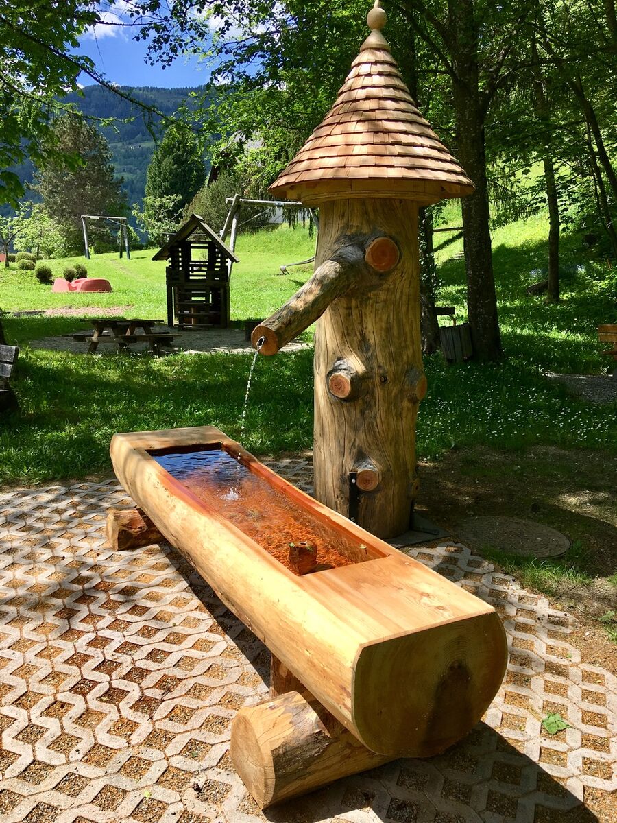 Trinkwasserbrunnen in der Schwarzenbergsiedlung.