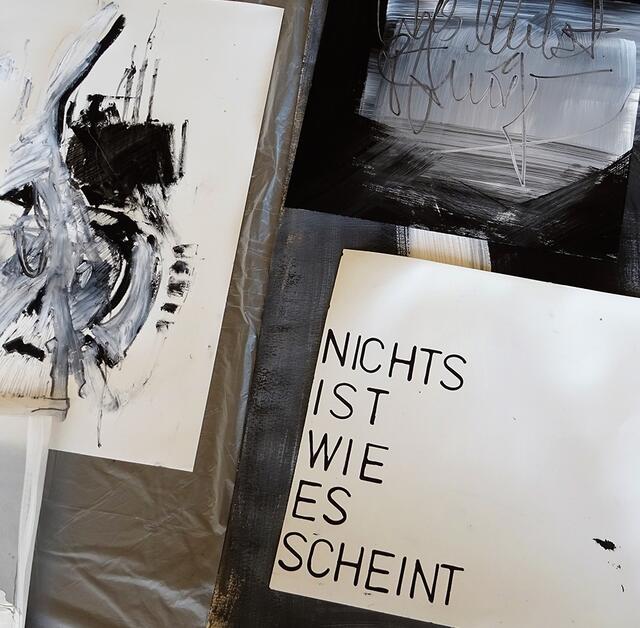Werke aufgenommen im Atelier des Symposions 2019 | Foto: Lisa Krabichler
