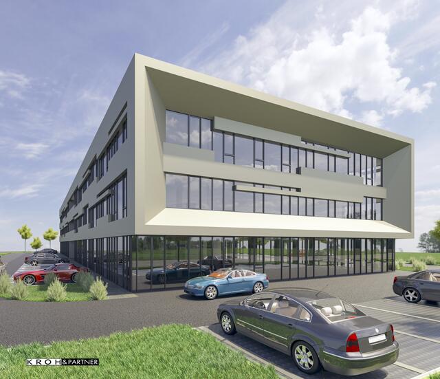 Das Dienstleistungszentrum Steyregg bietet auf drei Stockwerken Platz für modernste Büros, Arztpraxen oder Fitnessstudios.