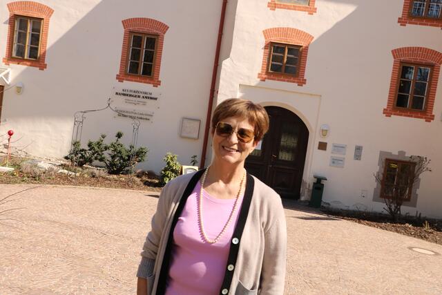 Der Bamberger Amthof ist Ausgangspunkt für viele Fremdenführungen von Margarethe Zaucher.