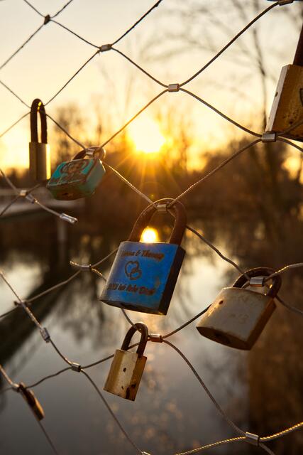 Abendspaziergang an der Donaulände