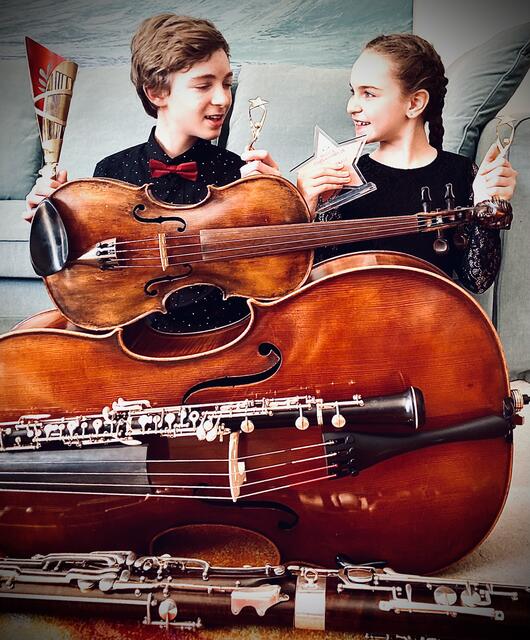 Leonard und Julia Burkali sind musikalische Ausnahmetalente aus Bergheim.