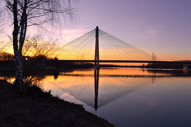 Abendspaziergang an der Donaulände