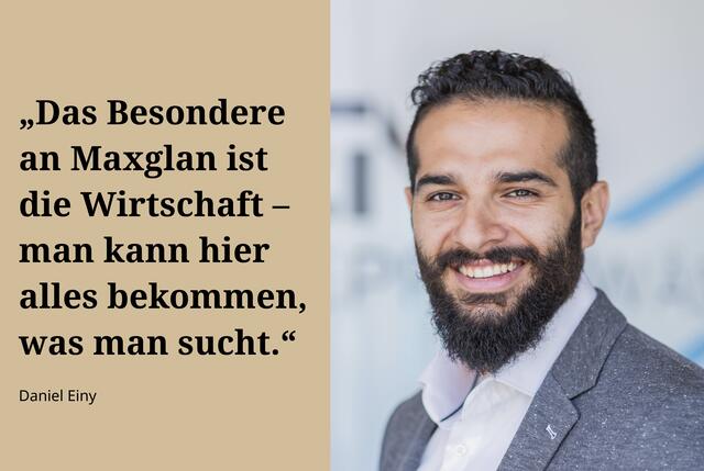 Der 35-jährige Daniel Einy setzt sich für Maxglan ein. | Foto: Einy Ebihara