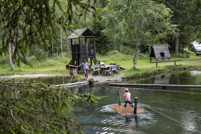 Wasserspielplatz Auentümpfl in Hopfgarten