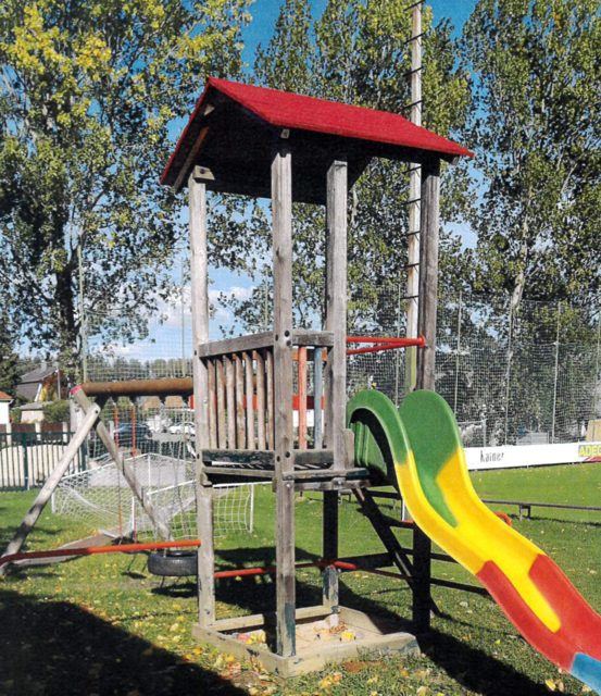 Der Spielplatz neben dem Sportplatz in Mannersdorf.  | Foto: Gemeinde Mannersdorf