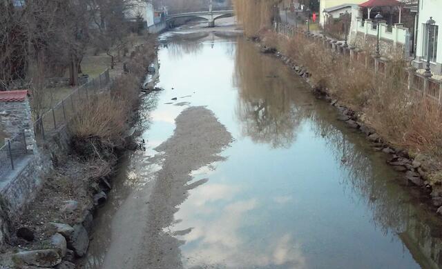 Blick von der Fleischbrücke Richtung Süden am 10. März 2021. | Foto: Privat