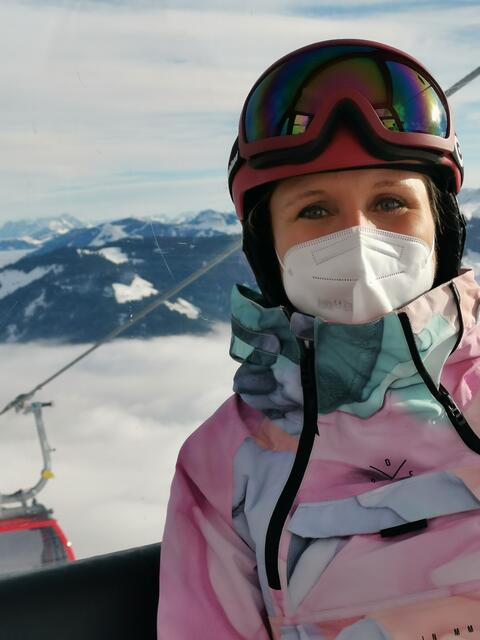 Skilaufen funktionierte auch mit Maske, Test und Abstand | Foto: T.L.