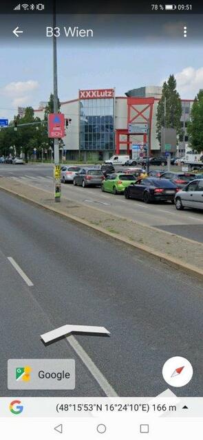 Der Screenshot zeigt die besagte Kreuzung. | Foto: Screenshot Google Earth 07.04.2021