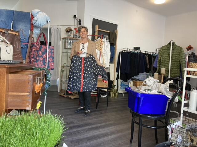 Susanne Liposchek nutzt die Räumlichkeiten jetzt als Vintage-Laden.