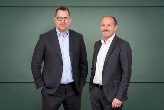 Frank van der Heijden und Martin Forster treiben das Thema Nachhaltigkeit bei Egger Getränke und wurden Teil der Initiative für Transparente Zusammenarbeit