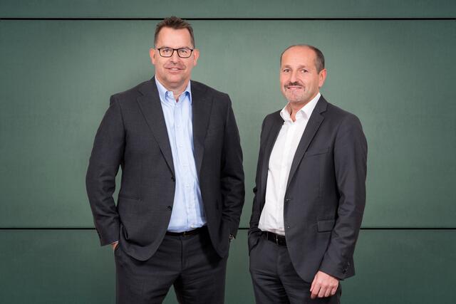 Frank van der Heijden und Martin Forster treiben das Thema Nachhaltigkeit bei Egger Getränke und wurden Teil der Initiative für Transparente Zusammenarbeit | Foto: foto-hoefinger.at