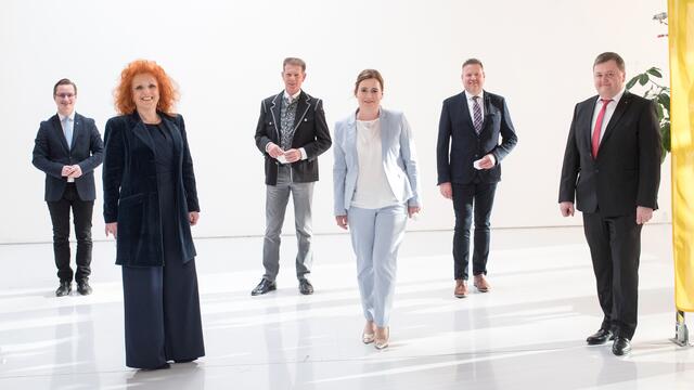 Der neu zusammengesetzte Gemeindevorstand von Wernberg.  | Foto: Foto: Gemeinde Wernberg 