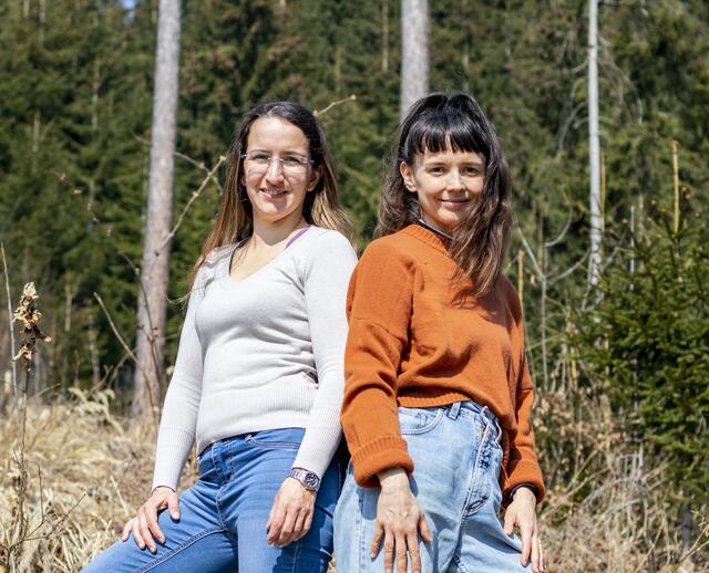 Jennifer Melcher und Stefanie Tatschl rufen in Wolfsberg den ersten Waldkindergarten ins Leben. | Foto: Privat