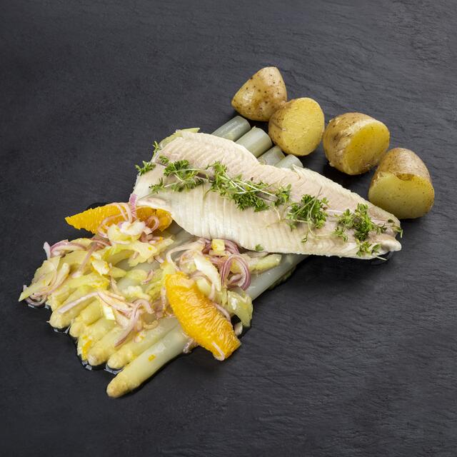 Frischer Fisch aus dem Bluntautal samt Rezeptideen.