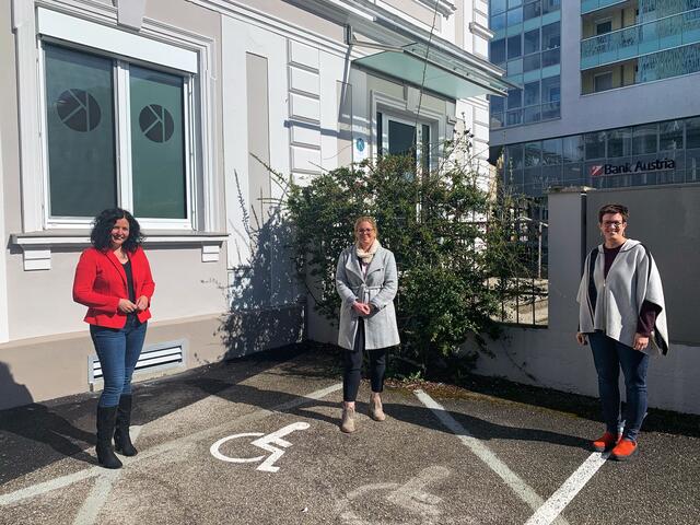 Cornelia Pöttinger, Claudia Plachy und Birgit Ebetshuber.