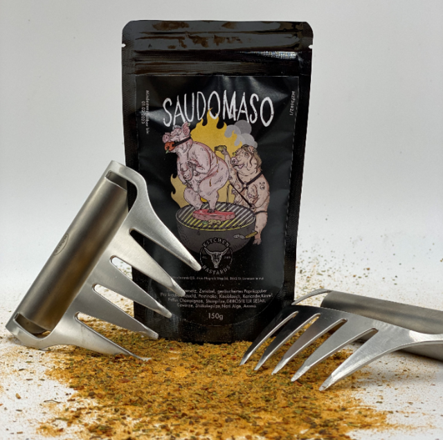 Die Gewürzmischung "Saudomaso" für Schweinfleisch | Foto: Kitchen bastards