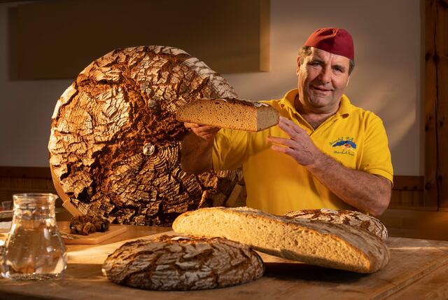 „Brotkaiser“ Siegbert Reiß bäckt das beste Bauernbrot Österreichs.