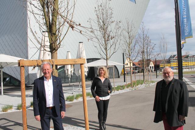 StR Günter Herz, GRin Elfie Kreitner, GR Alfred Friedl