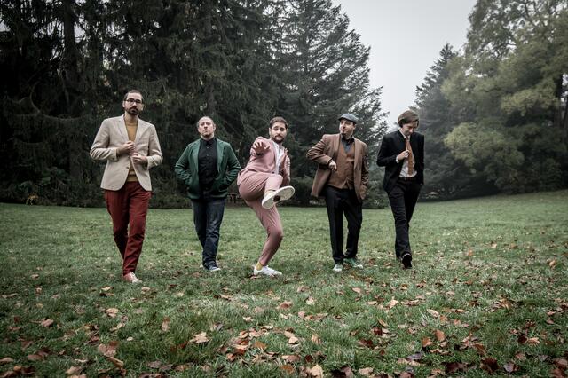 Erobern die Musikszene: Andreas Gaubitzer, David Mazanek, Homajon Sefat, Christian Veit und Alexander Bartuschka (v.l.).