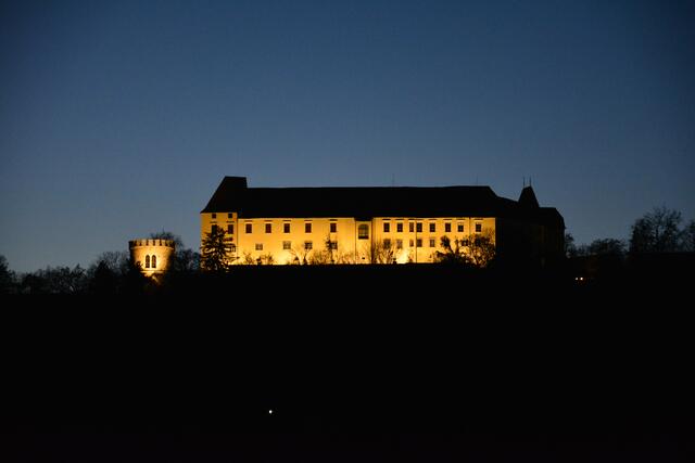In der Nacht ist Schloss Seggau wunderbar beleuchtet | Foto: Schloss Seggau